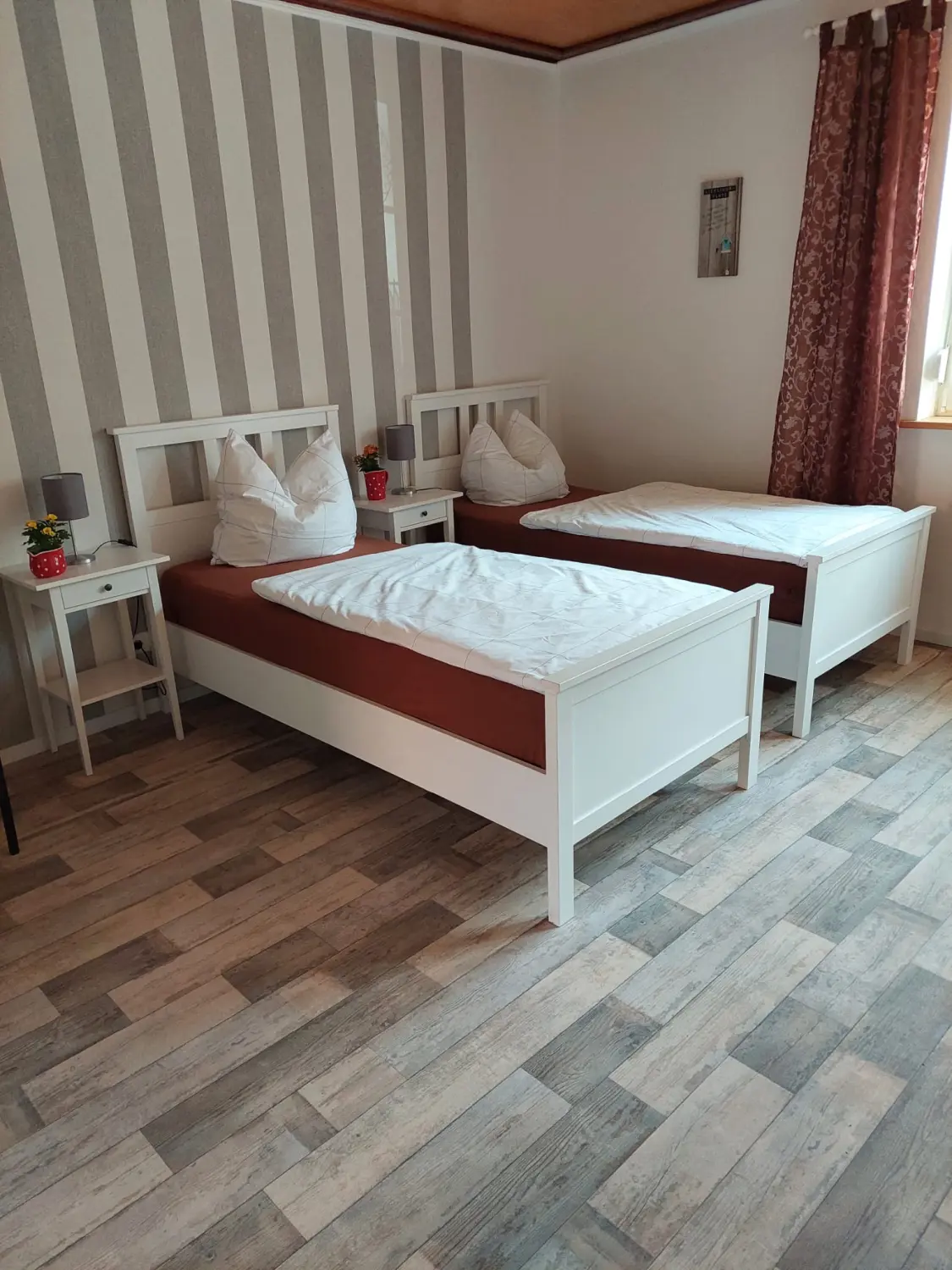 Wohnung Herz Schlafzimmer von Ferienwohnung zur Burg