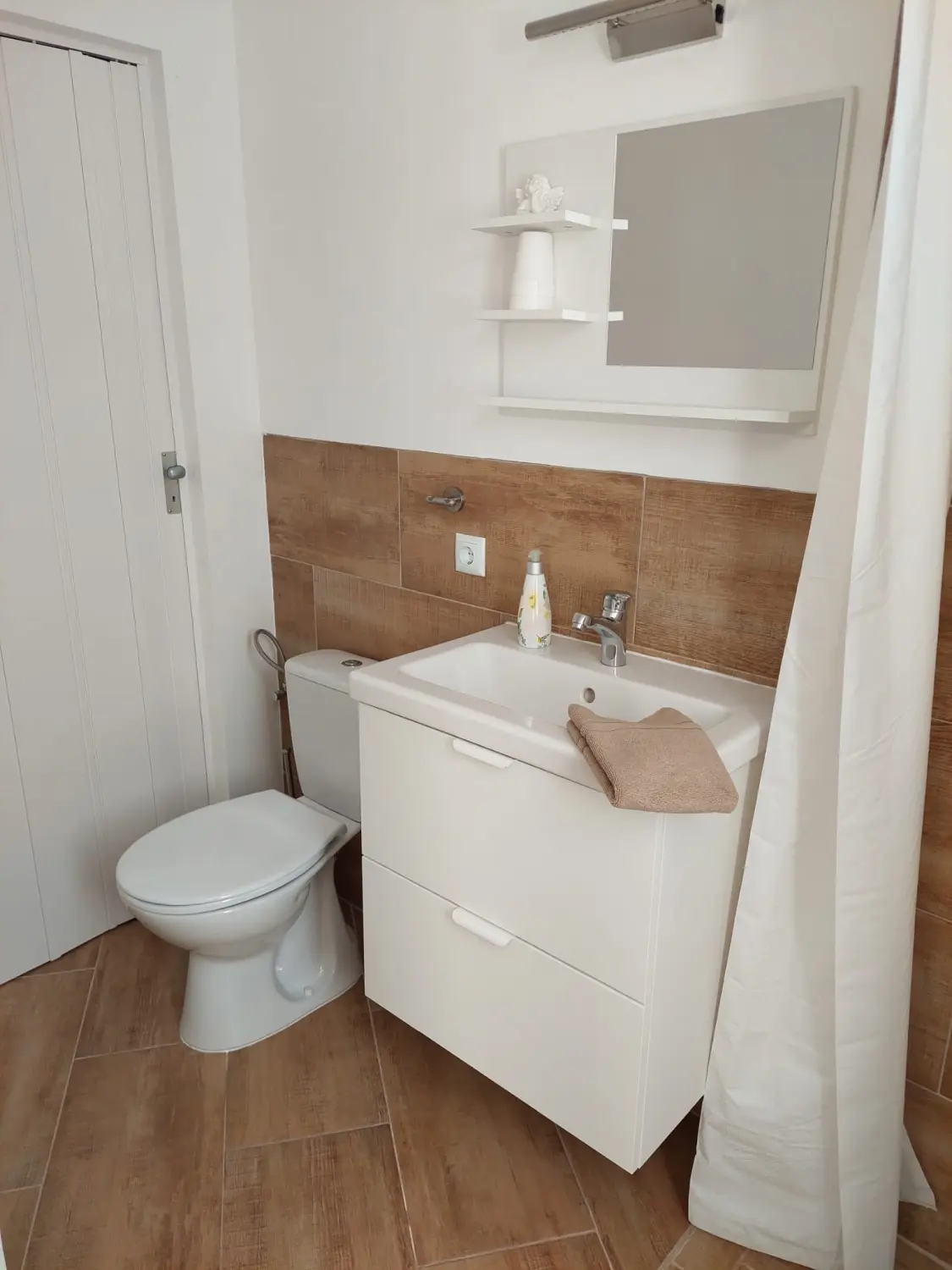 Wohnung Herz Badezimmer von Ferienwohnung zur Burg